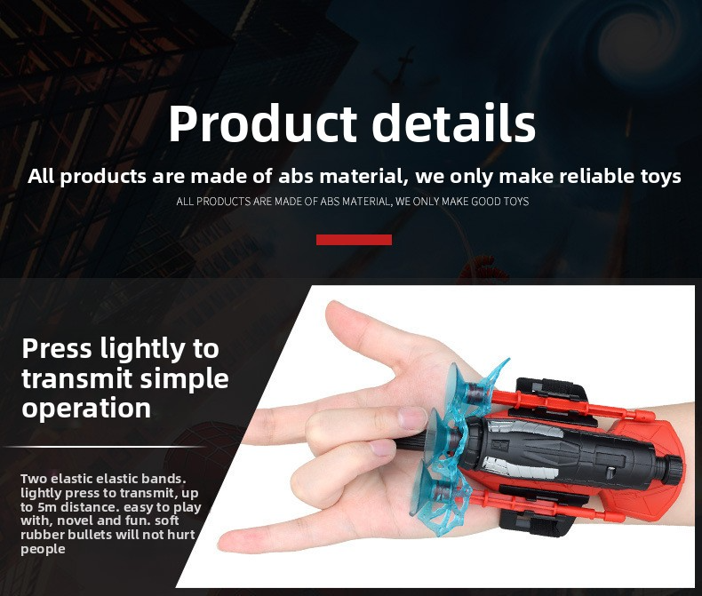 Web Shooters, Spider Silk Launcher for Kids