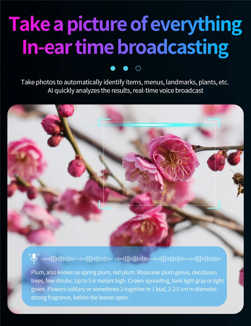 AI翻訳スマートグラス – リアルタイム多言語ウェアラブル翻訳機