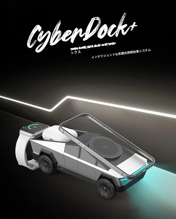 Cybertruck磁吸式ワイヤレス充電器