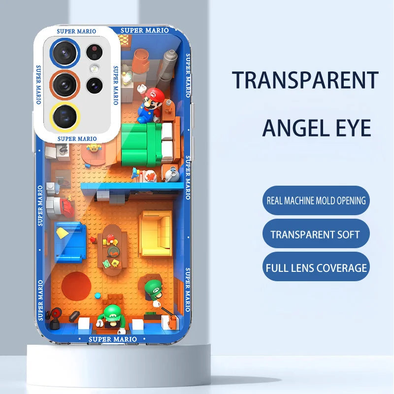 Mario block Samsung case |  マリオスマホケース