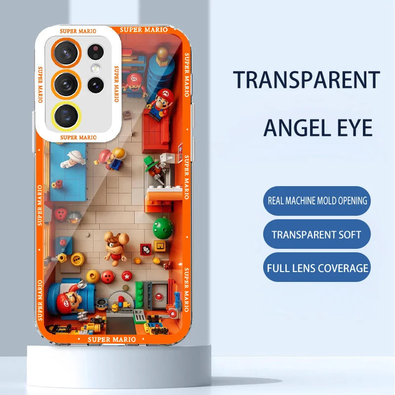 Mario block Samsung case |  マリオスマホケース