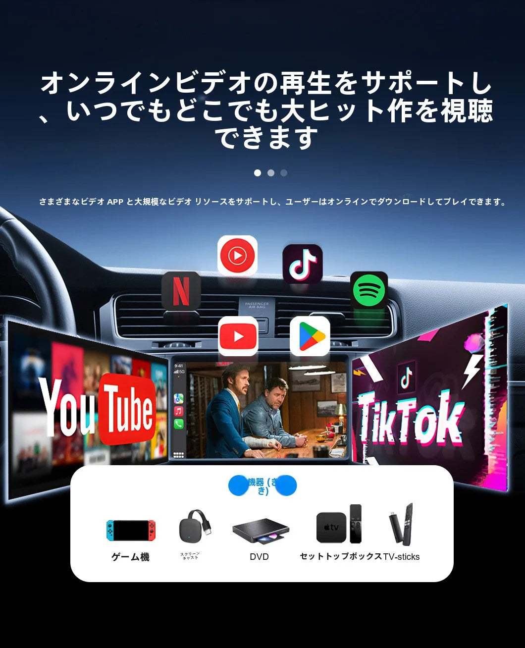 Smart  Car 車載AI box エンタテインメントトータルソリューションです
