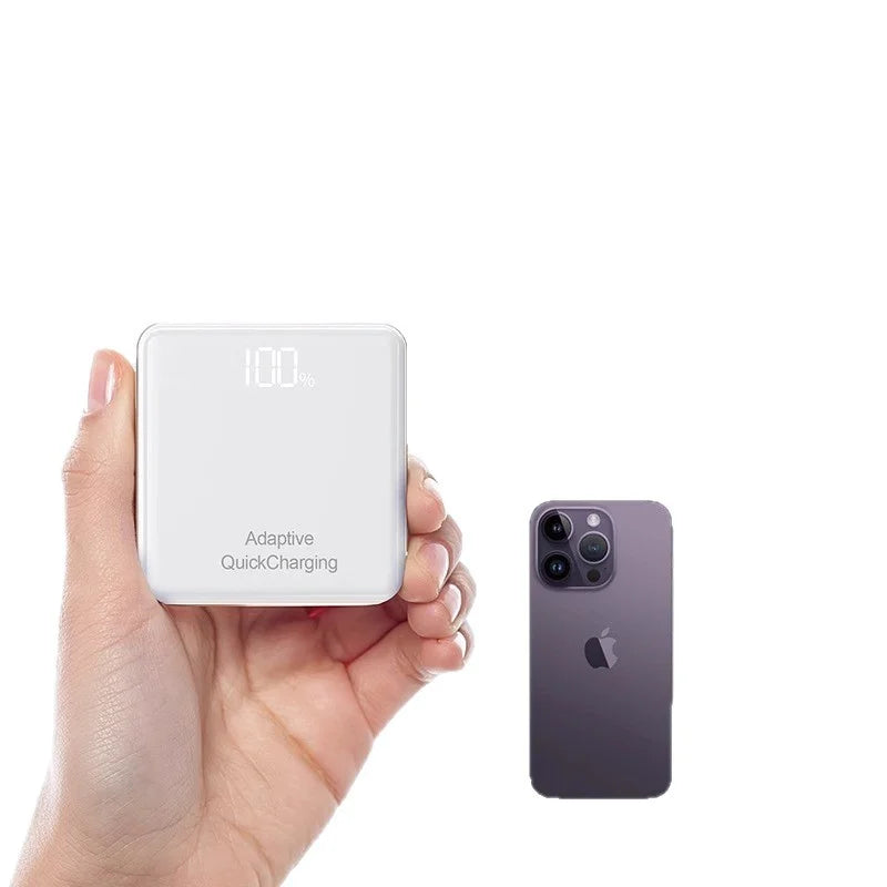 4線式 マグネット式 モバイルバッテリー 20000mAh