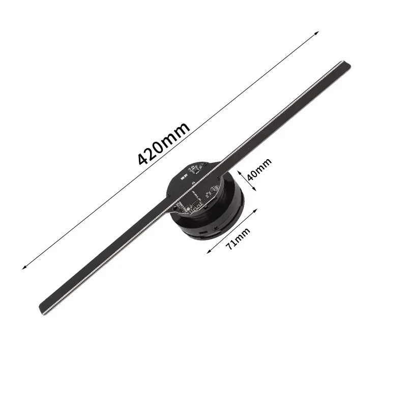 Hologram screen The holo screen Christmas fan 