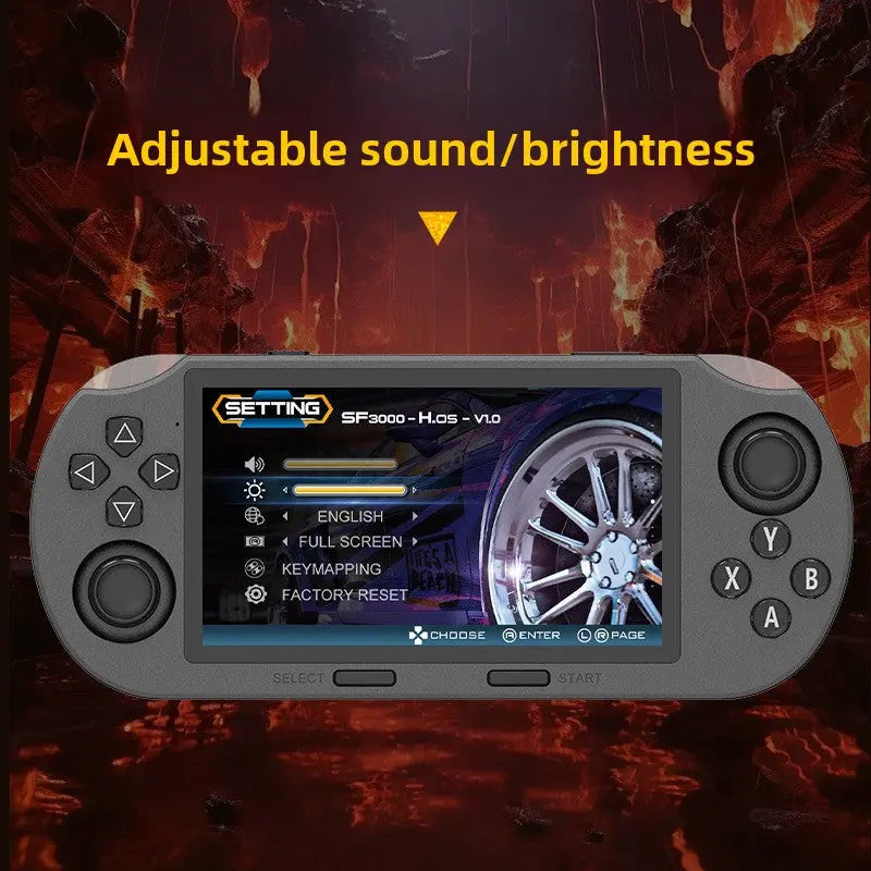 SF3000 handheld video games - supports wireless dual-player controllers