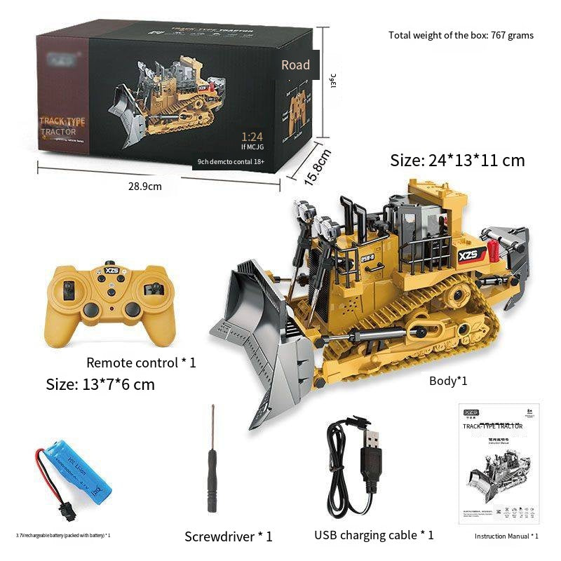 Remote Control Alloy Bulldozer