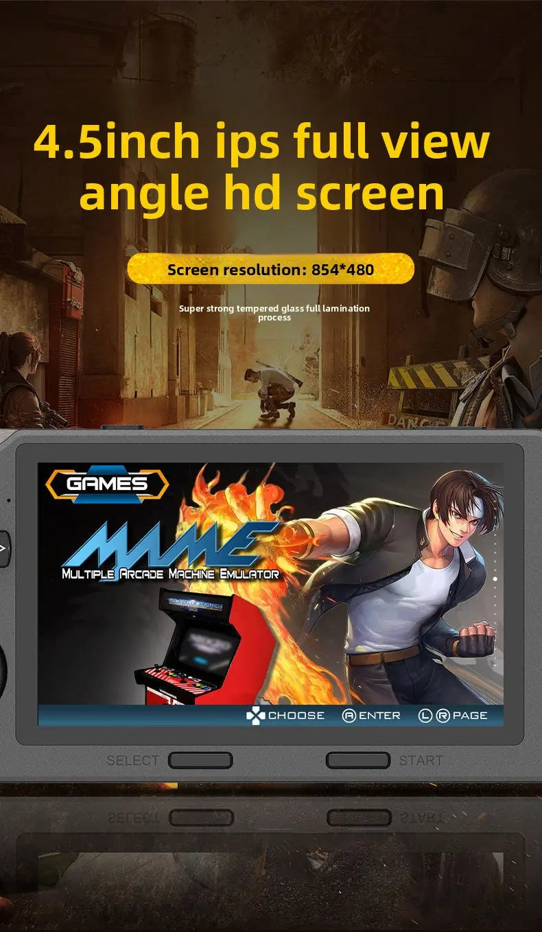 SF3000 handheld video games - supports wireless dual-player controllers