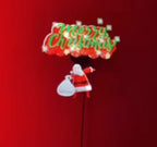 ホログラムスクリーンです Der Weihnachtsfan mit Holo-Bildschirm 