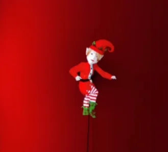 ホログラムスクリーンです Der Weihnachtsfan mit Holo-Bildschirm 