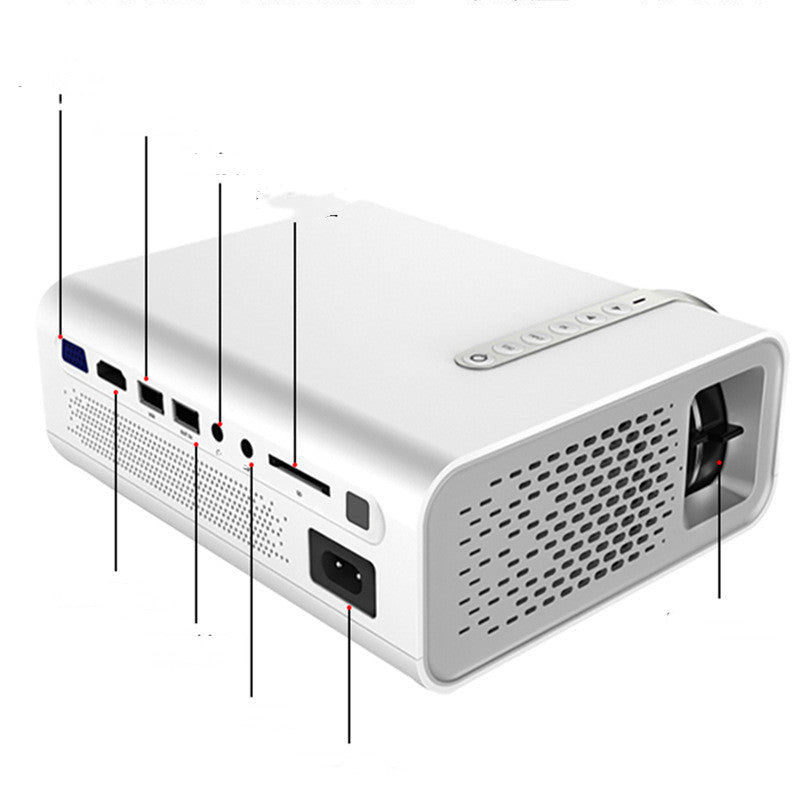 Tragbarer Heimprojektor in HD 1080p