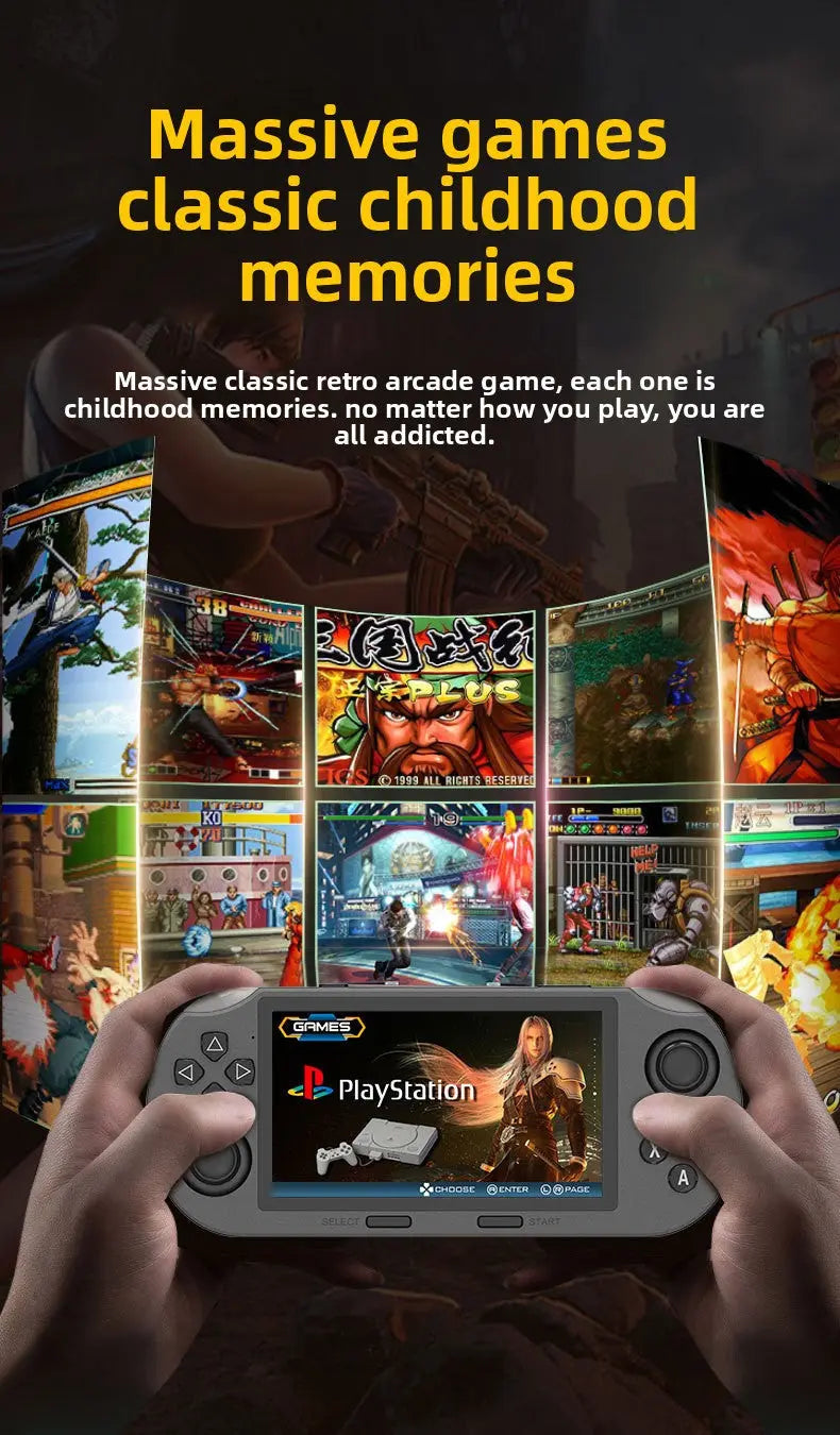 SF3000 handheld video games - supports wireless dual-player controllers