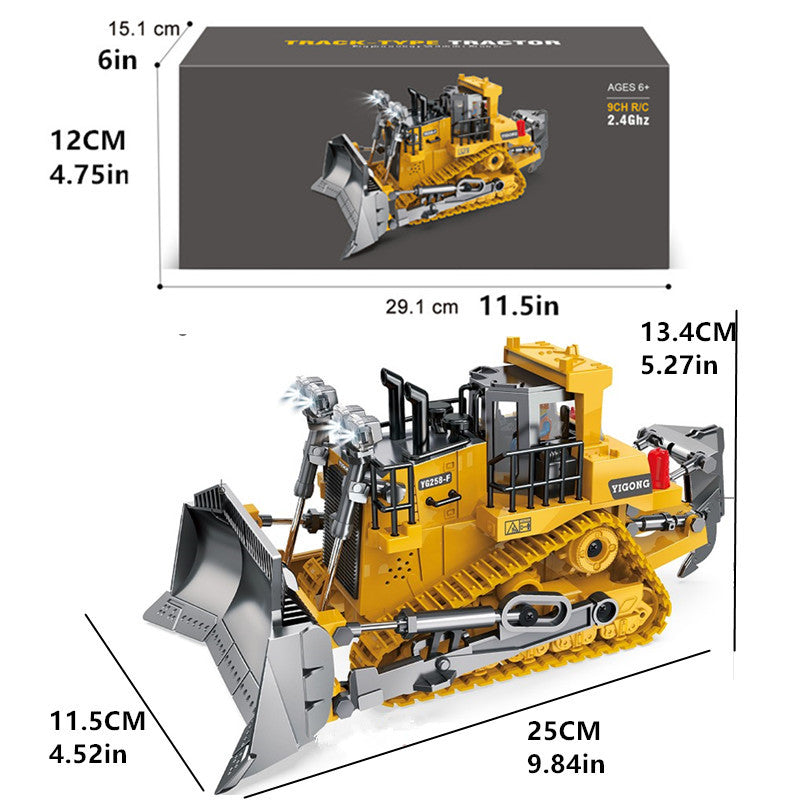 Remote Control Alloy Bulldozer
