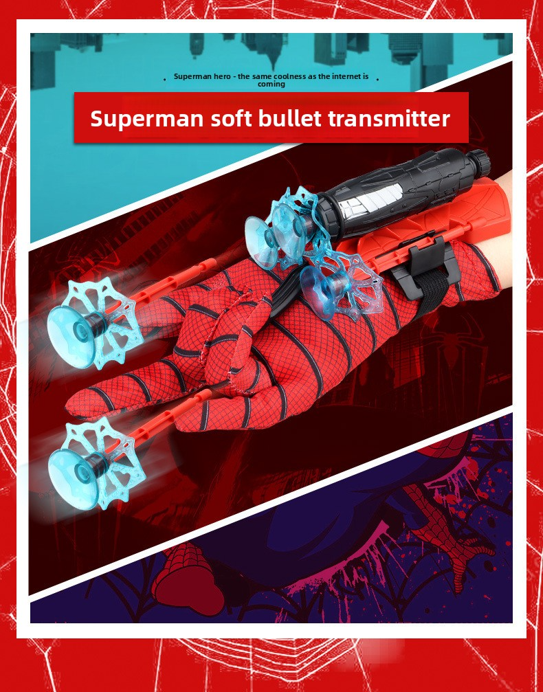 Web Shooters, Spider Silk Launcher for Kids